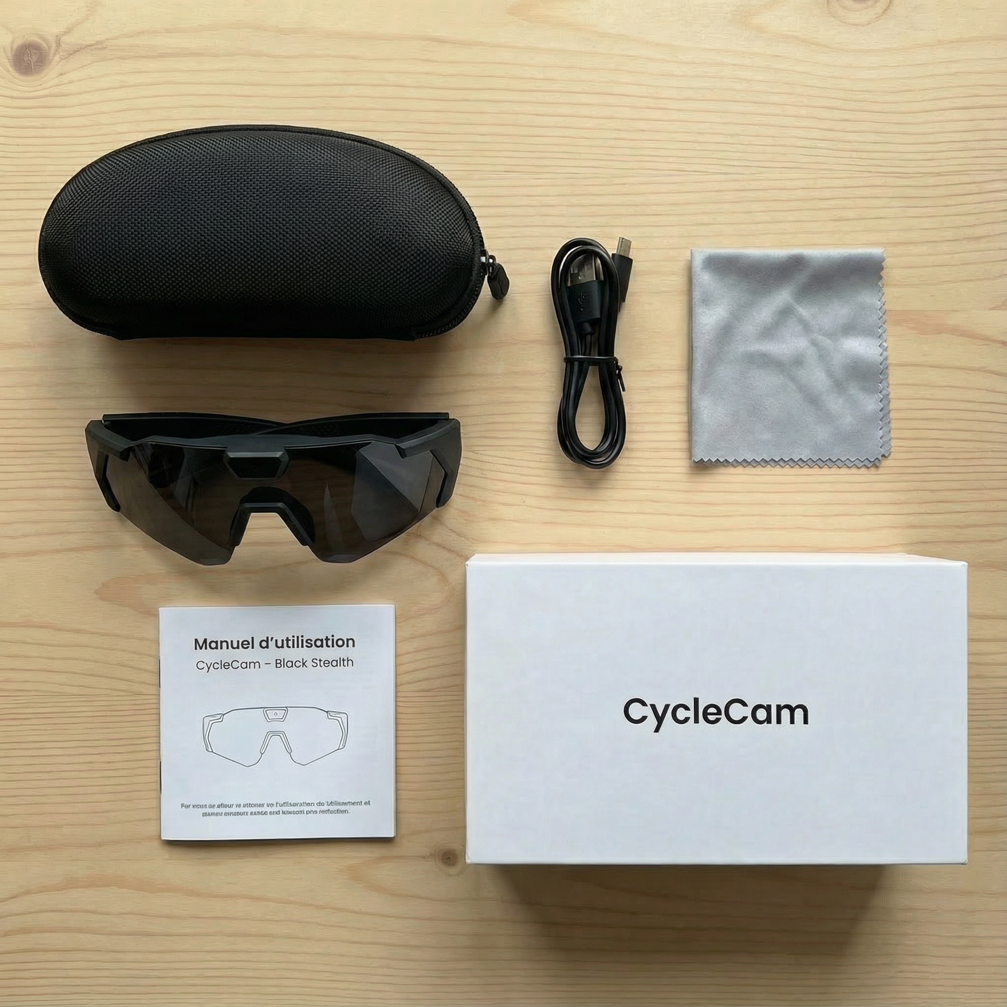 CycleCam - Lunettes Caméra Full HD